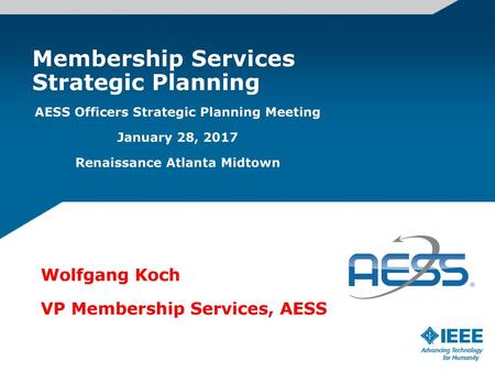 Membership Services Strategic Planning