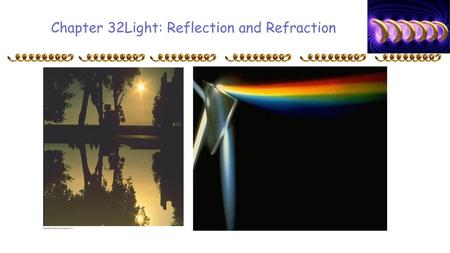 Chapter 32Light: Reflection and Refraction