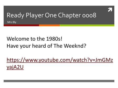 Ready Player One Chapter 0008