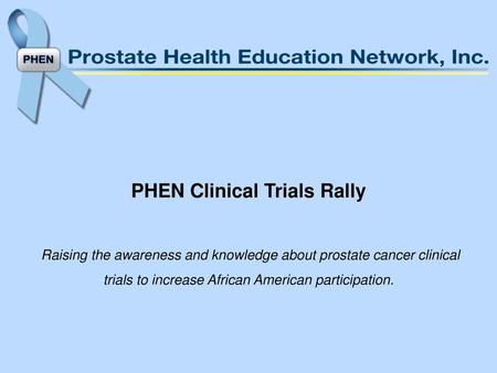 PHEN Clinical Trials Rally