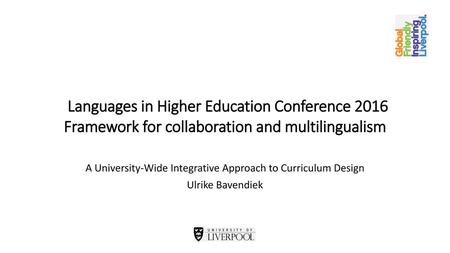 A University-Wide Integrative Approach to Curriculum Design