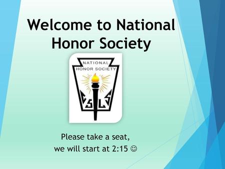 Welcome to National Honor Society