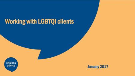 Working with LGBTQI clients