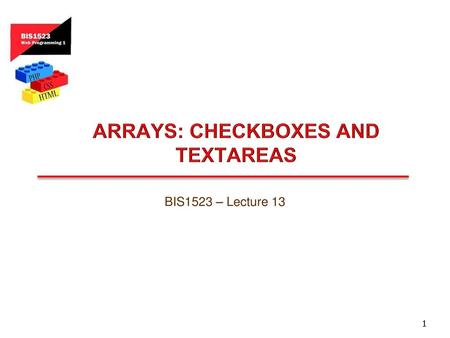 Arrays: Checkboxes and Textareas