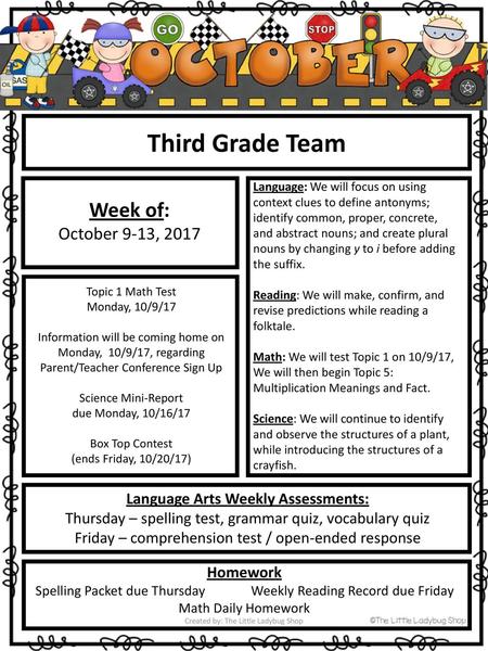 Language Arts Weekly Assessments: