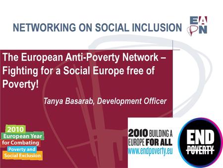 NETWORKING ON SOCIAL INCLUSION