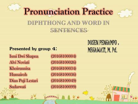 Pronunciation Practice