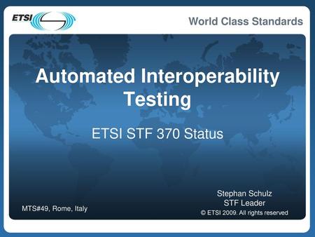 Automated Interoperability Testing