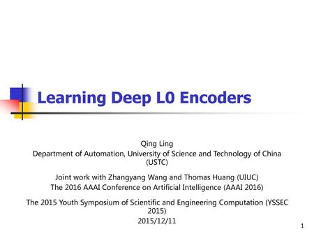 Learning Deep L0 Encoders