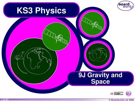 KS3 Physics 9J Gravity and Space.