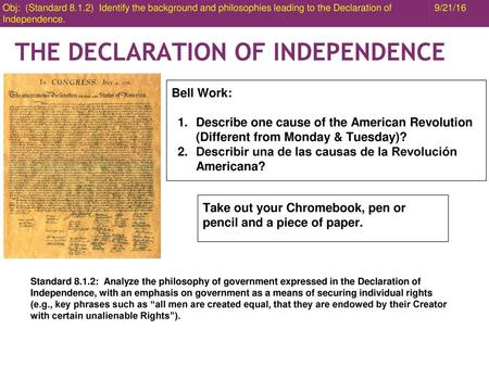 THE DECLARATION OF INDEPENDENCE