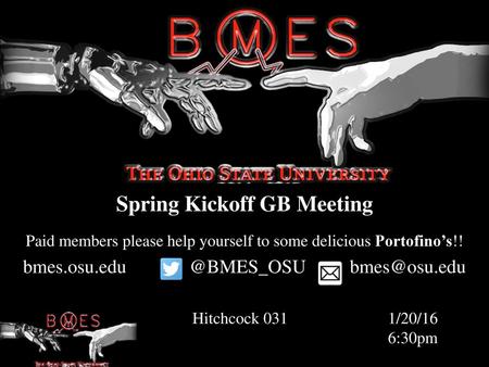 Spring Kickoff GB Meeting