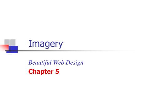 Beautiful Web Design Chapter 5