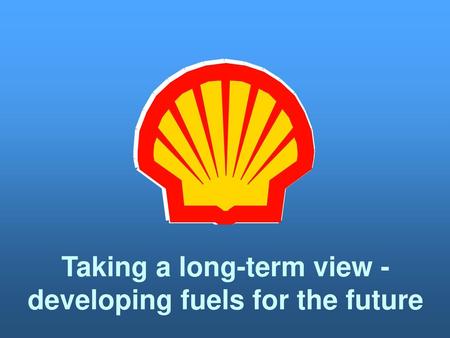 Taking a long-term view - developing fuels for the future