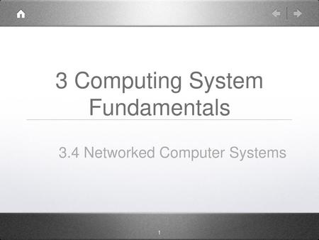 3 Computing System Fundamentals