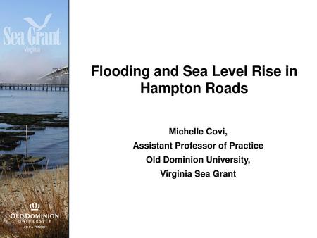 Flooding and Sea Level Rise in Hampton Roads