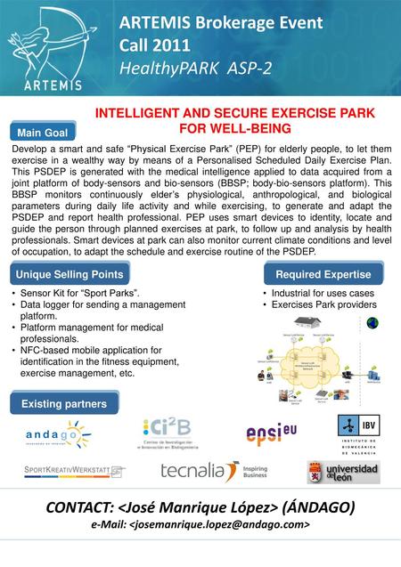 ARTEMIS Brokerage Event Call 2011 HealthyPARK ASP-2