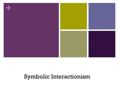 Symbolic Interactionism