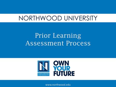 Prior Learning Assessment Process