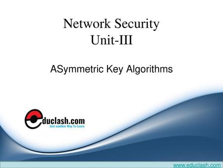 Network Security Unit-III