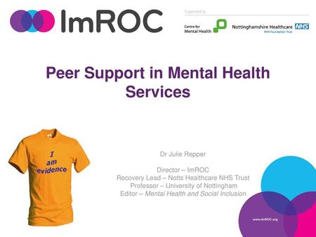 Peer Support in Mental Health Services