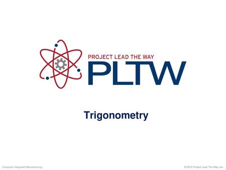 Trigonometry Computer Integrated Manufacturing