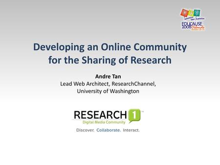 Developing an Online Community for the Sharing of Research