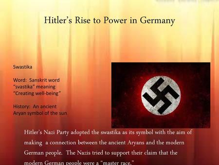 Hitler’s Rise to Power in Germany