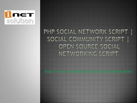 Open source social network PHP | Social Networking Script | Open Source Social Networking Script