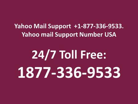 Yahoo mail Support Number USA 1877-503-0107 Toll-Free