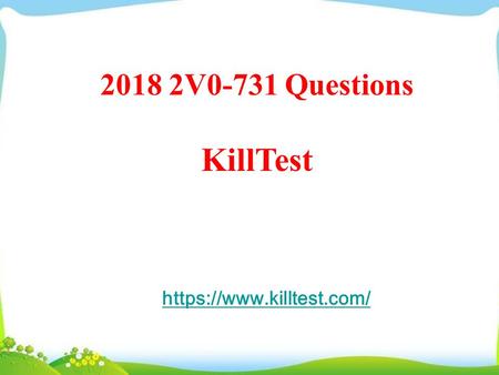 Real VMware 2V0-731 Exam Questions and Answers