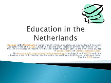 Education in the Netherlands