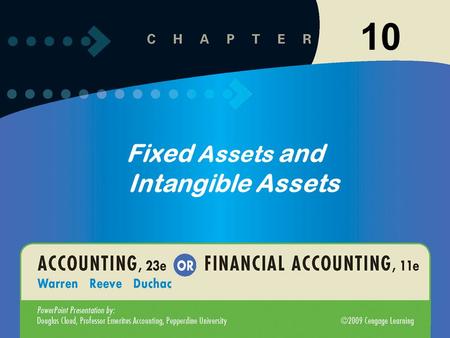 Fixed Assets and Intangible Assets