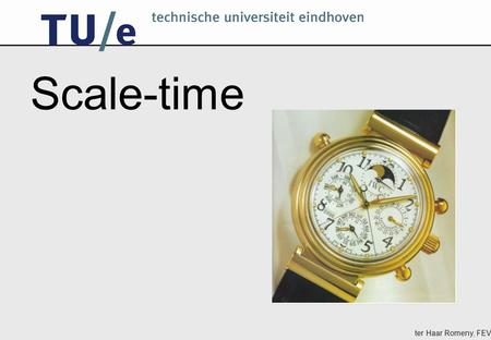 Ter Haar Romeny, FEV Scale-time. ter Haar Romeny, FEV Time measurements can essentially be processed in two ways: as pre-recorded frames or instances,