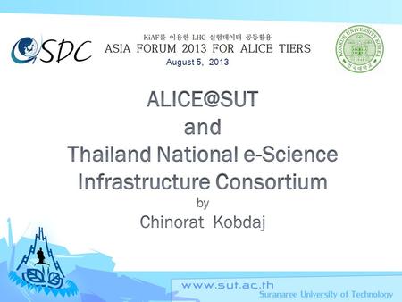 August 5, 2013. Her Royal Highness Princess Maha Chakri Sirindhorn 18 May 2000 DELPHI Detector, LEP 9 Dec 2003 RSIS: Role of Science in Information Society.