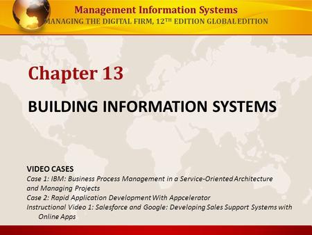 BUILDING INFORMATION SYSTEMS