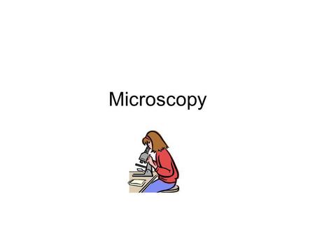 Microscopy.