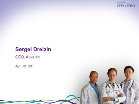 Sergei Dreizin April 28, 2011 CEO, Akvelon. 2 Health Guard – a Windows Phone application that enables HealthVault on WP7 Enabling HealthVault for Mobile.