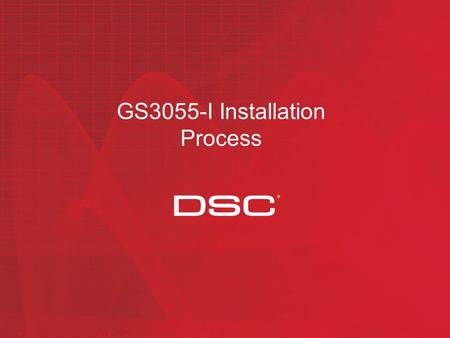 GS3055-I Installation Process