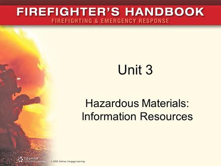 Hazardous Materials: Information Resources