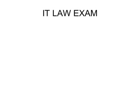 IT LAW EXAM. Analyze at least two cases before Thai Intellectual Property and International Trade Court which have significance for Information Technology.