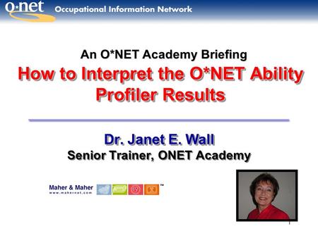 How to Interpret the O*NET Ability Profiler Results