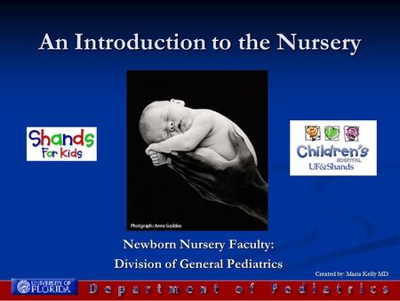 An Introduction to the Nursery