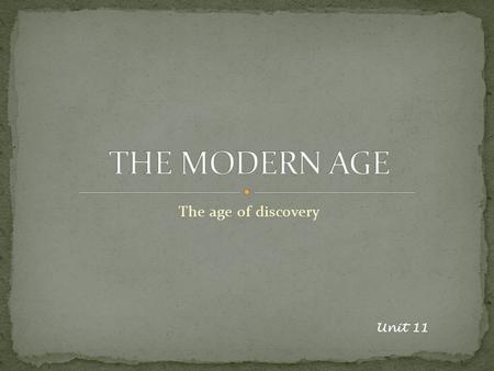 The age of discovery Unit 11. SPAIN IN 1492 During the Middle Ages, the Iberian peninsula was divided into Christian Kingdoms and Muslim territory. King.