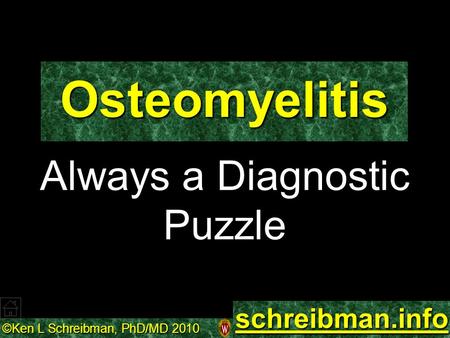 Always a Diagnostic Puzzle