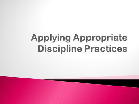 1. The information you are about to hear derives from the Individuals with Disabilities Education Improvement Act (IDEA 2004) and Policy 2419: Regulations.