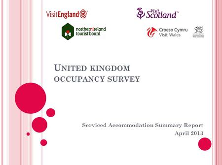 U NITED KINGDOM OCCUPANCY SURVEY Serviced Accommodation Summary Report April 2013.