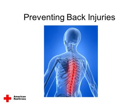 Preventing Back Injuries