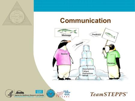 Communication Assumptions Fatigue Distractions HIPAA ®