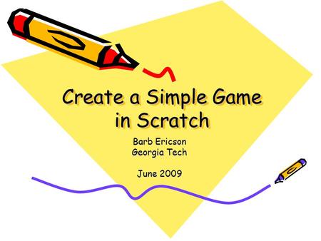 Create a Simple Game in Scratch